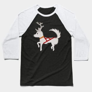 Prancer the Reindeer Puppy Baseball T-Shirt